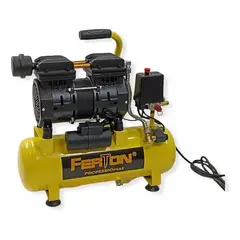 FERTON - Compresor de Aire 9 L 600W Libre de Aceite