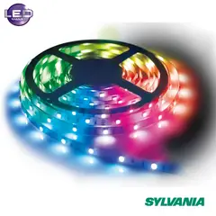 SYLVANIA - Cinta Led 24w Multicolor 5 M Control Remoto