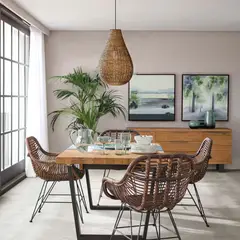 LUZ AND AMBIENTE - Lampara Colgante Ambar