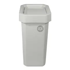 ESTRA - Papelera Vaiven 10l Blanco Eco