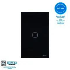 VTA PLUS - Interruptor Inteligente Sencillo Black Connect Iot