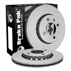 GENERICO - Discos de Freno Marca Brake Pak para Volkswagen Voyage