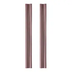 FIXSER - Pack x 2 Bajo Puerta Doble Rollo Café 95cm