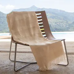 FATELARES - Throw 130x180 Cm Antonieta Crudo