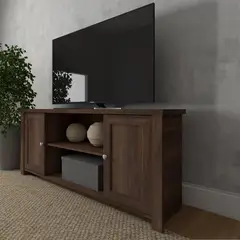 BERTOLINI - Mesa para TV de Hasta 60" En Mdp 156Cm Classic Almendra