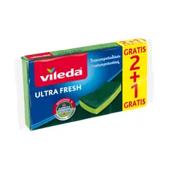 VILEDA - Esponja Ultra Fresh 2+1 Unds