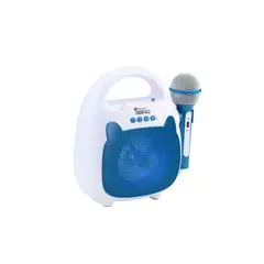 VIVITAR - Parlante Karaoke con Luz LED Hasta 12 Horas Azul