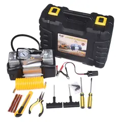 SUBE - Compresor De Aire Mini Portátil Con Kit De Herramienta