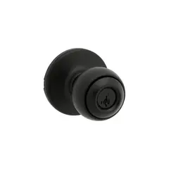 KWIKSET - Perilla Puerta de Entrada con Llave Negro Mate