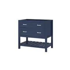 undefined - Tocador de Madera Azul Egeo de 91.44 X 53.34 cm