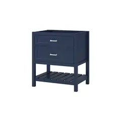 undefined - Tocador de Madera Azul Egeo de 76.20 X 53.34 cm