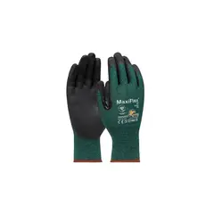 BOSS - Guantes Resistente a Cortes Microespuma Negro Talla M