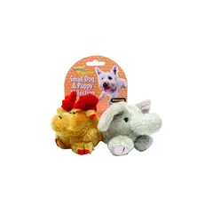 ASPEN PET - Juguetes de Peluche para Perros Pequeños con Sonido y Diseño Animal