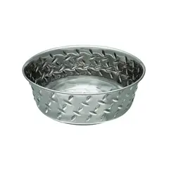 BOSS PET PRODUCTS - Comedero Para Perro Diseno De Diamantes Capacidad 2.84 Boss