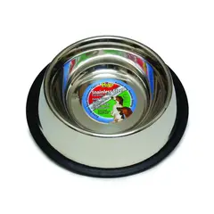 BOSS PET PRODUCTS - Comedero Para Perro De Acero Inox Antideslizante Boss