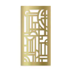 HOMUS - Calado Vertical 2 - Mdf - Dorado - 30 X 60 Cm