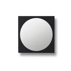 HOMUS - Espejo Montreal - Negro - 65 X 65 Cm
