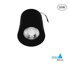 GENERICO - Spot Led de Sobreponer Sigma 10w Luz Cálida