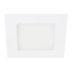 TECNOLITE - Panel Led Cuadrado Incrustar 6w Luz Calida 3000k