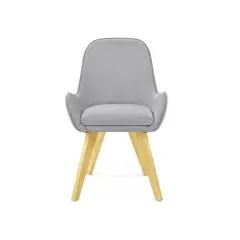 HOGAR VENECIA - Silla Niza Tela 89x59x70 Plata
