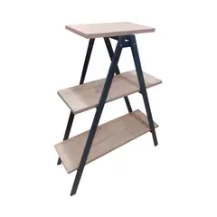 HOMESTYLE - Mueble para Jardín Metálico 60x77x23 cm Almendra