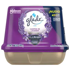 GLADE - Ambientador Cubo Gel Campos De Lavanda 180 Gramos