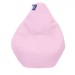 ESTILO RELAX - Puff Pera en Cuerotex Talla m Rosado