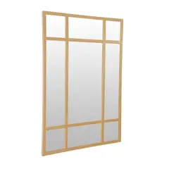 SANDALO - Espejo Tipo Ventana Rectangular 60x80 cm Dorado