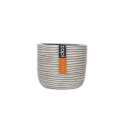 TUMATERA - Matera Conic Round Rib 14 cm Marfil