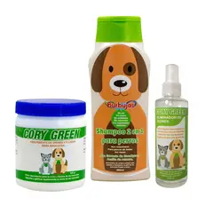 undefined - Kit Mascotas Eliminador de Olores Y Absorbente de Fluidos + Shampoo Perros