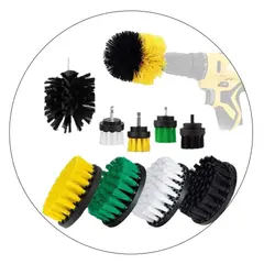 TRIPLE CLEAN - Cepillos De Limpieza Para Taladro