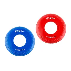 ENERGY PLUS - 2 Frisbee Para Perro Goma Segura Azul Rojo