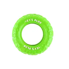 ENERGY PLUS - Llanta Goma Perros Peq: Juguete Mordedor Verde