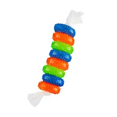 ENERGY PLUS - Juguete Para Perro Aros De Colores Mordedor Macho