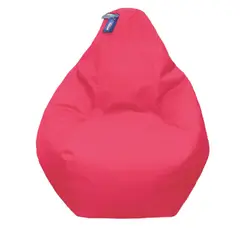 ESTILO RELAX - Puff Pera en Cuerotex Talla Xl Rojo