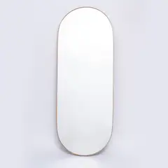 SANDALO - Espejo Ovalado 50x150 cm Dorado