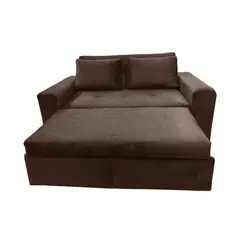 MUEBLES COLOMBIA MUCOL - Sofá Cama Dallas Chocolate 45x180x190 cm