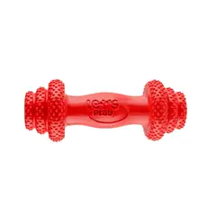 ENERGY PLUS - Juguete Para Perro Mordedor Pesa Maciza Grandes Rojo