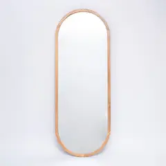 SANDALO - Espejo Ovalado Arya Natural 60x160 cm