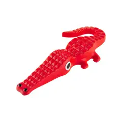 ENERGY PLUS - Juguete Para Perro de Goma En Forma de Cocodrilo Rojo