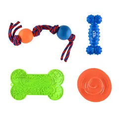 ENERGY PLUS - 4 Juguetes Para Perro Esenciales Diversión