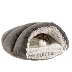 FERPLAST - Cama Para Gato-Tufli-Gris 52X38X26Cm Mediano Gris Fertplas