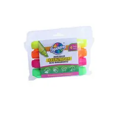 SPEKTRA - Resaltador Alto Rendimiento Blister x 4 Unidades