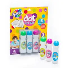 SPEKTRA - Dot Art Kit x 3 Unds + 15 Plantillas