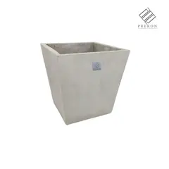 PREKON - Matera En Cemento Tipo Conica De 60 Cm Alto X 40 Cm Ancho X 30 Cm Base