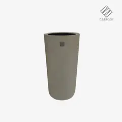 PREKON - Matera En Cemento Tipo Tubular De 60 Cm Alto X 30 Cm Ancho