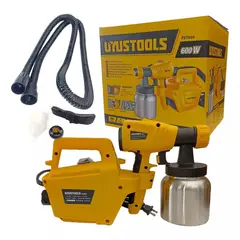 UYUSTOOLS - Pistola Para Pintar Eléctrica Con Vaso Metálico 600W