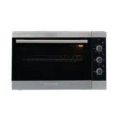 CHALLENGER - Horno de Empotrar Eléctrico 59 cm120 V Formato Compacto En Acero Inoxidable Negro