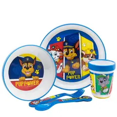 STOR - Set Vajilla Bicolor 5 Piezas Paw Patrol