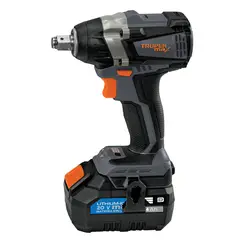 TRUPER - Llave de Impacto Inalámbrica 1/2 Pulgada 20 V sin Escobillas